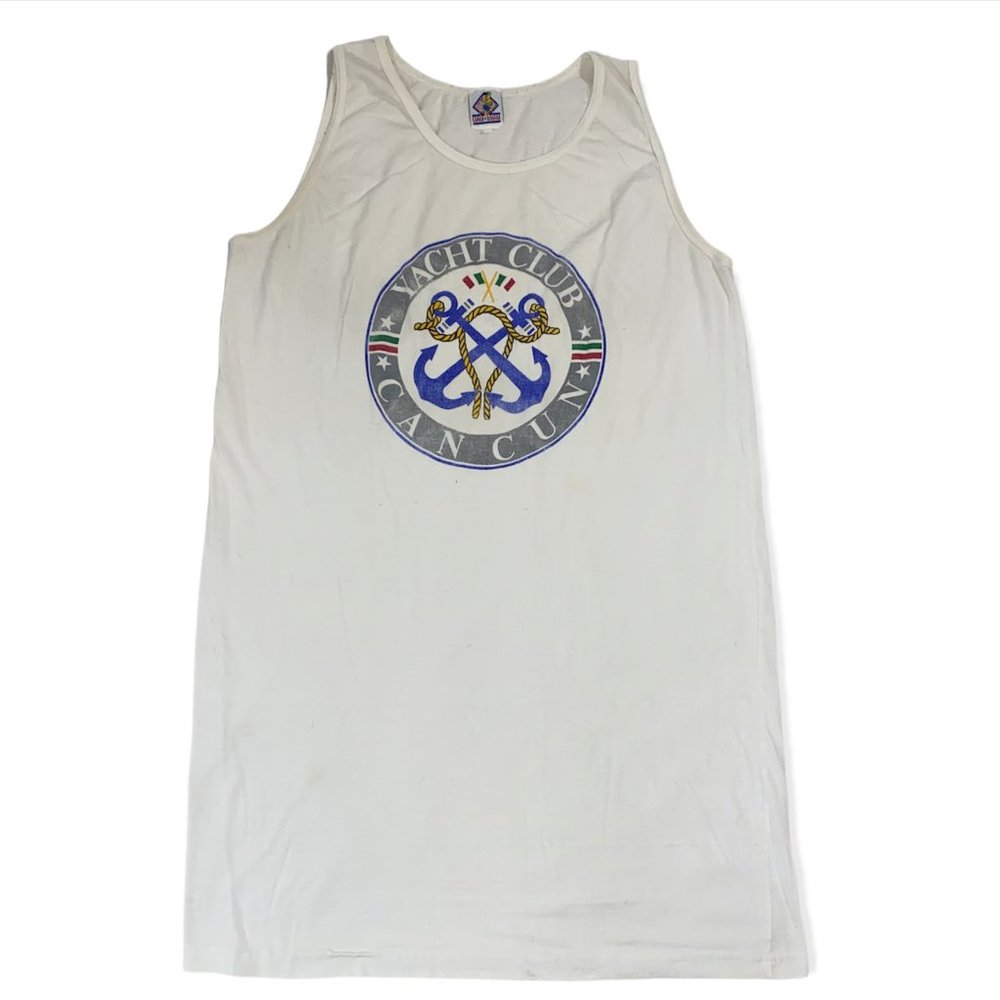 🏁  Yacht Club Cancun T-Shirt Dress 🏁